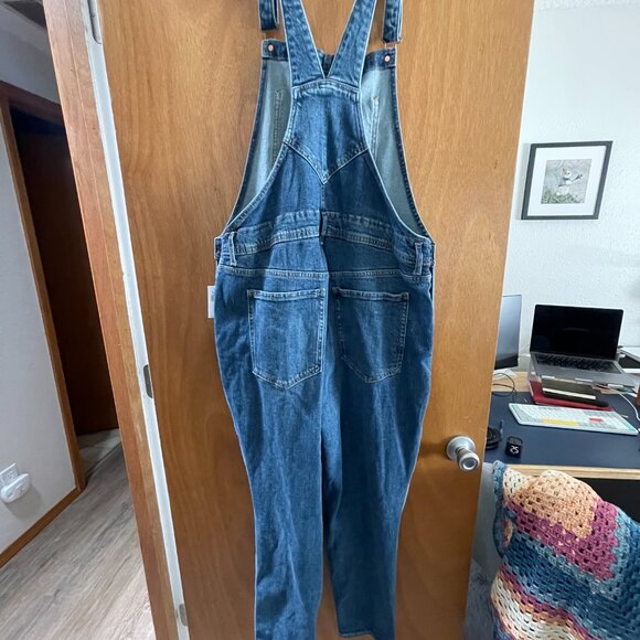 Old Navy Overalls Straight Leg Sz 16 New with Tags Jeans - Picture 3 of 4